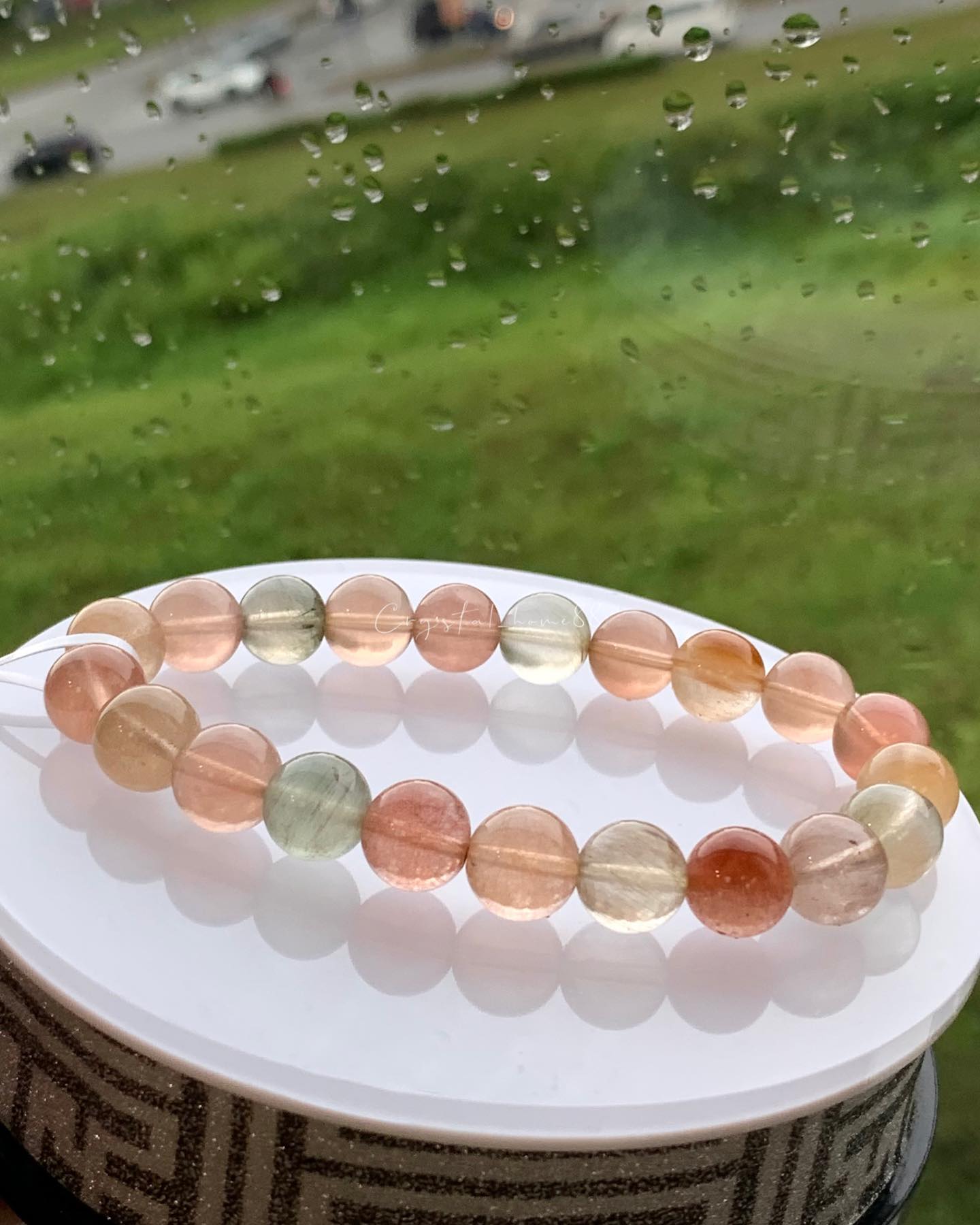 彩兔毛 Rainbow Rutilated Quartz