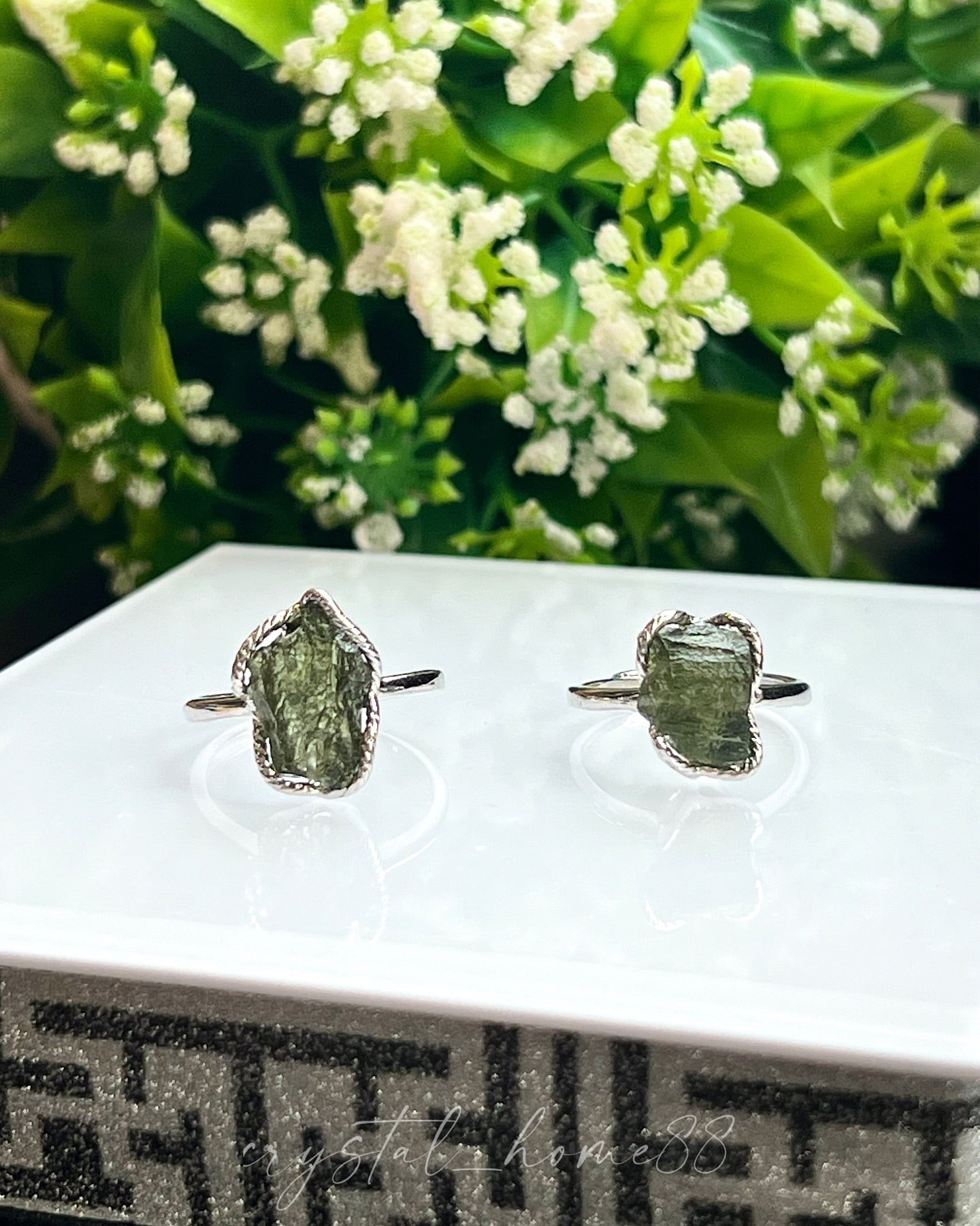 捷克陨石戒指 Moldavite（M24）